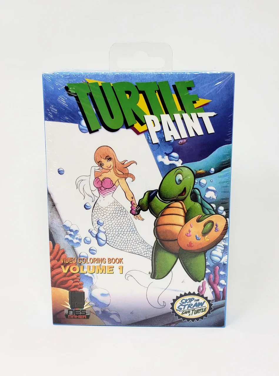 Turtle Paint Video Coloring Book Volume 1 - NES