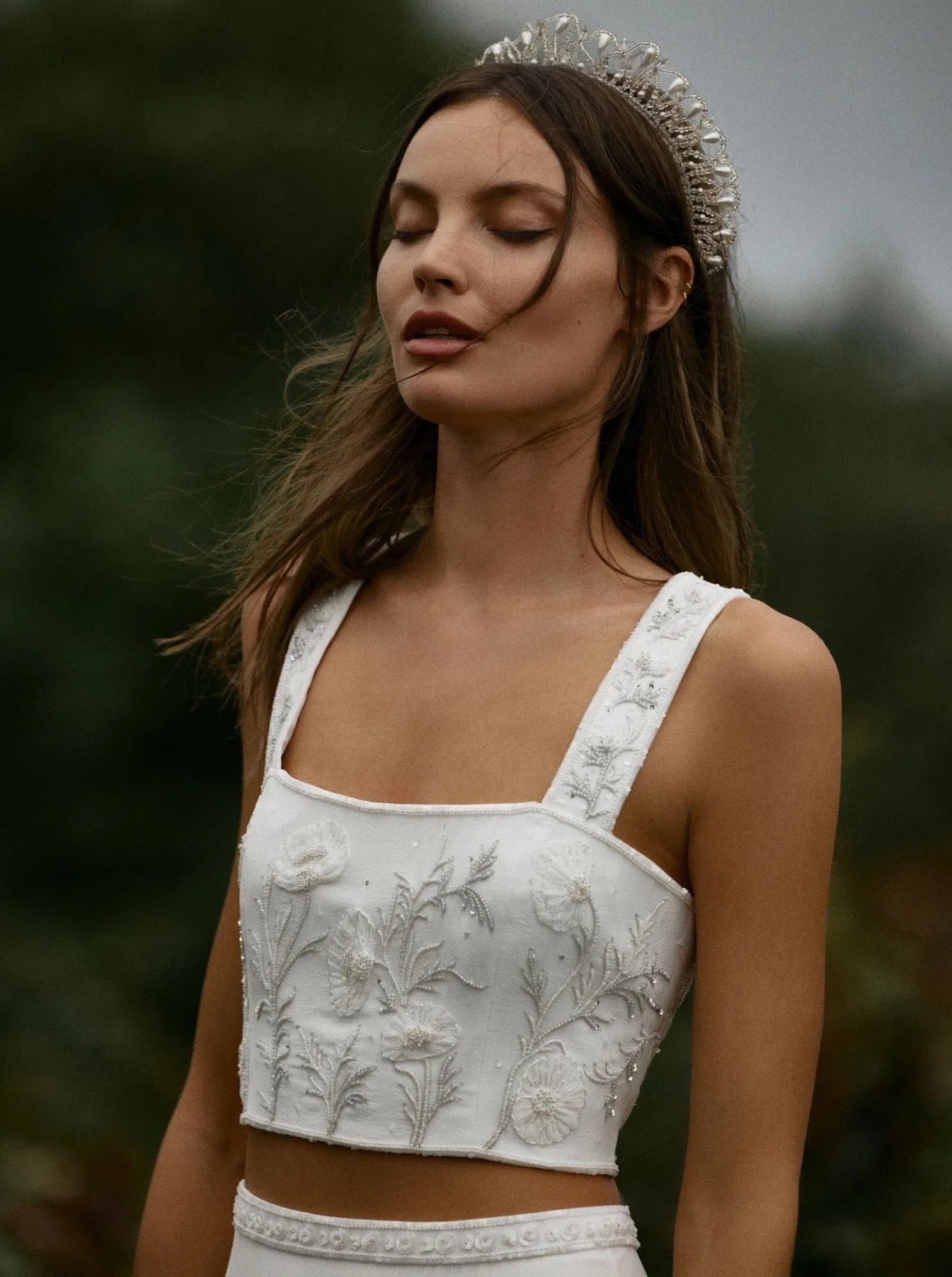 Poppy Gown | Tiered Skirt