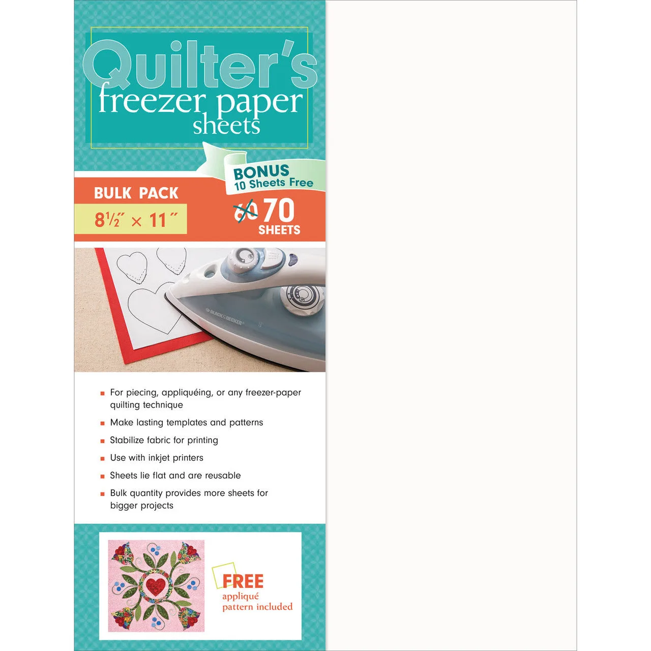 Gefrierpapier-Schablonen für Applikationen nutzen