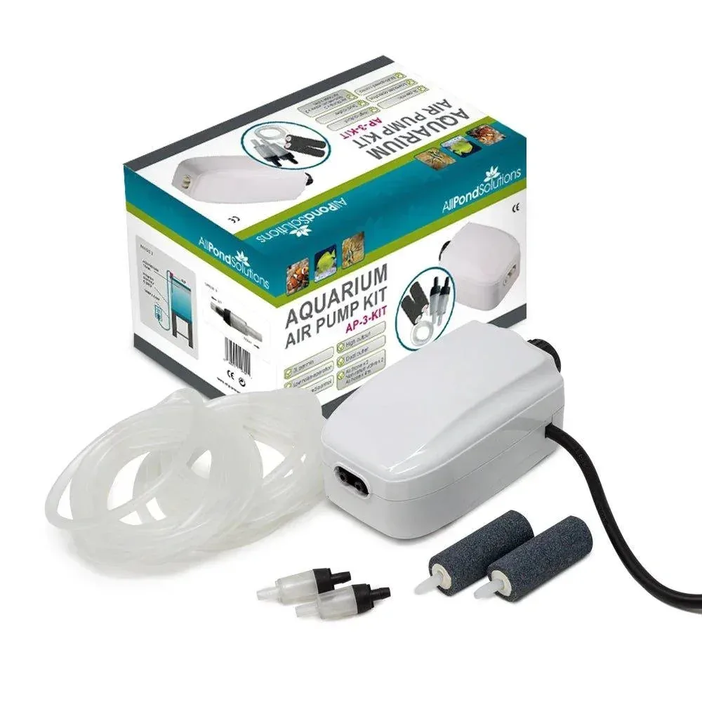How to Set Up a 180L/H Aquarium Air Pump Kit (AP-3 Guide)