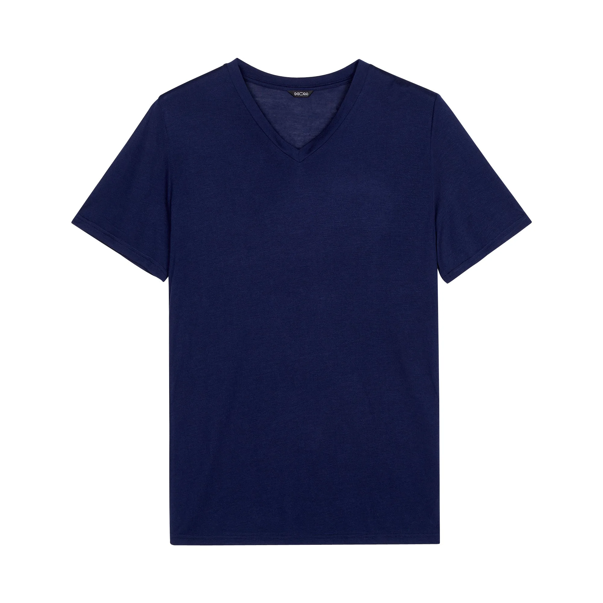 Cocooning S/Slv V-Neck Shirt | Navy 402184-00ra