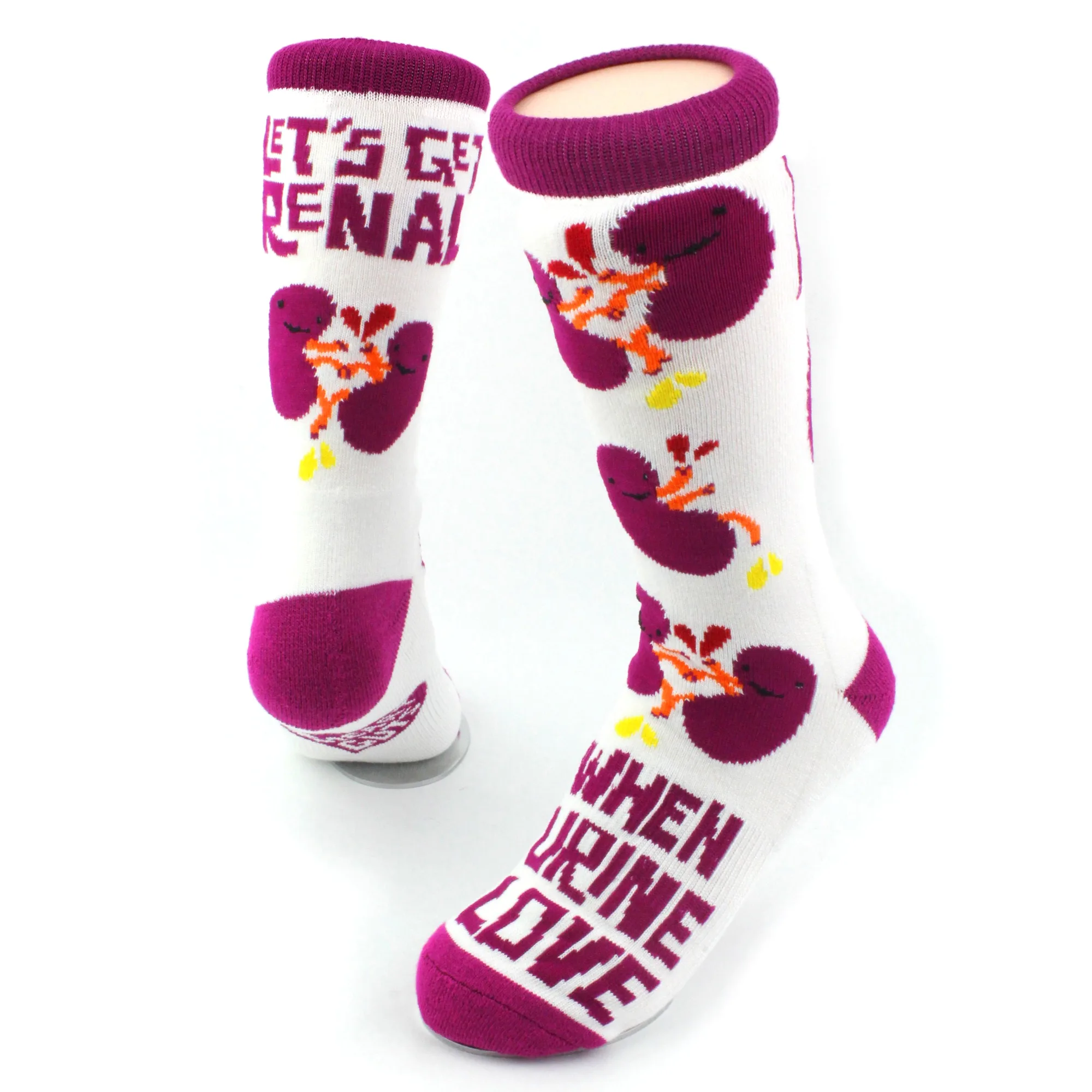 Kidney Socks - When Urine Love + Let's Get Renal