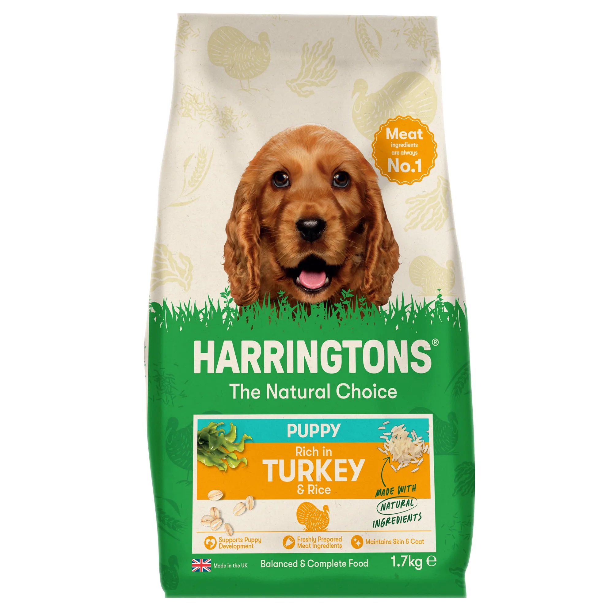 Turkey & Rice Puppy Food vs Turkey & Vegetables Dog Food