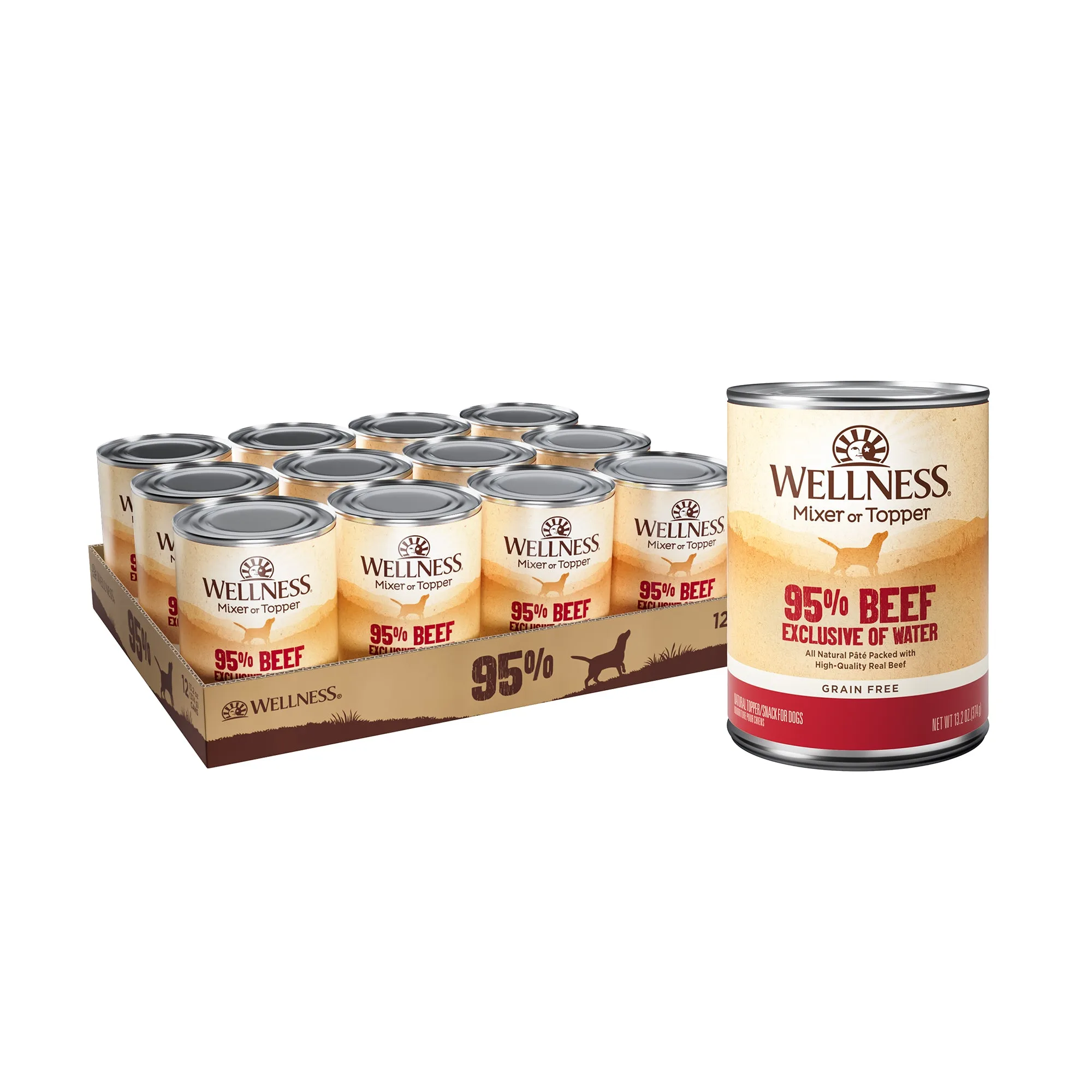 Wellness Canned Dog Beef 13.2 oz