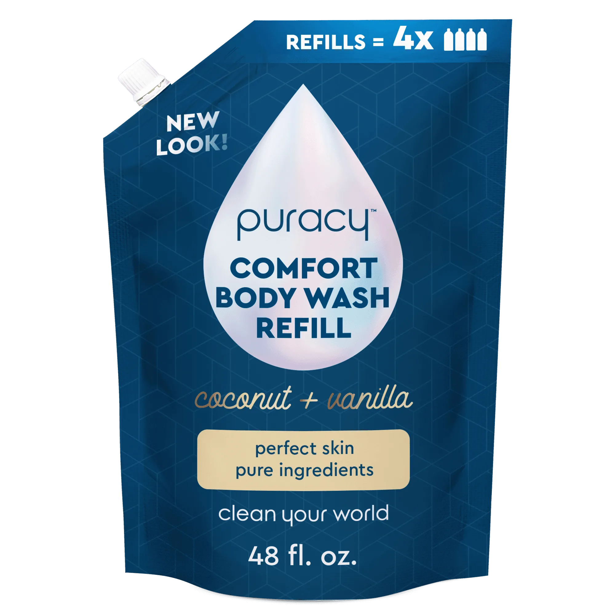 Gel douche rechargeable
