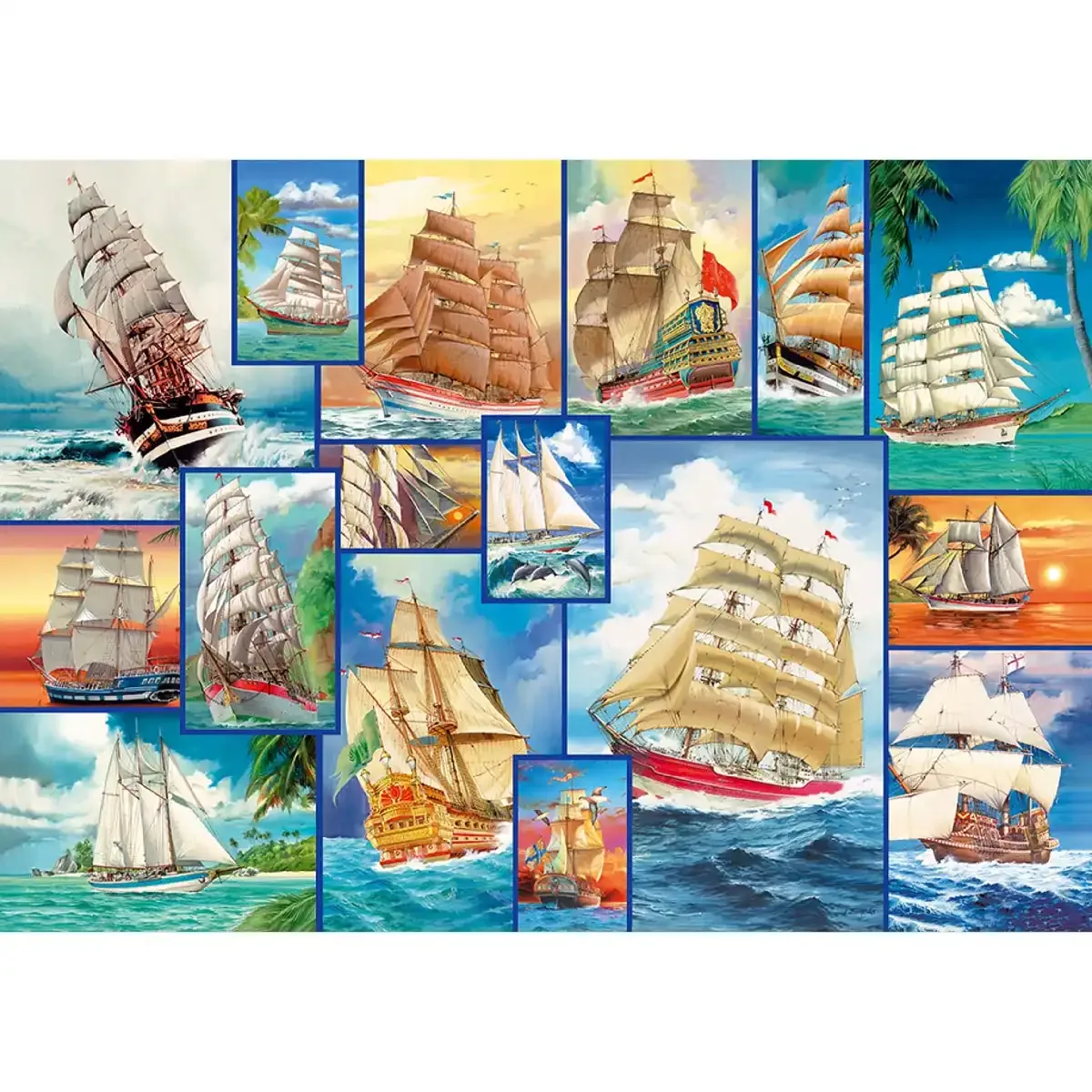 Sailing Ships 1000 Wooden Puzzle