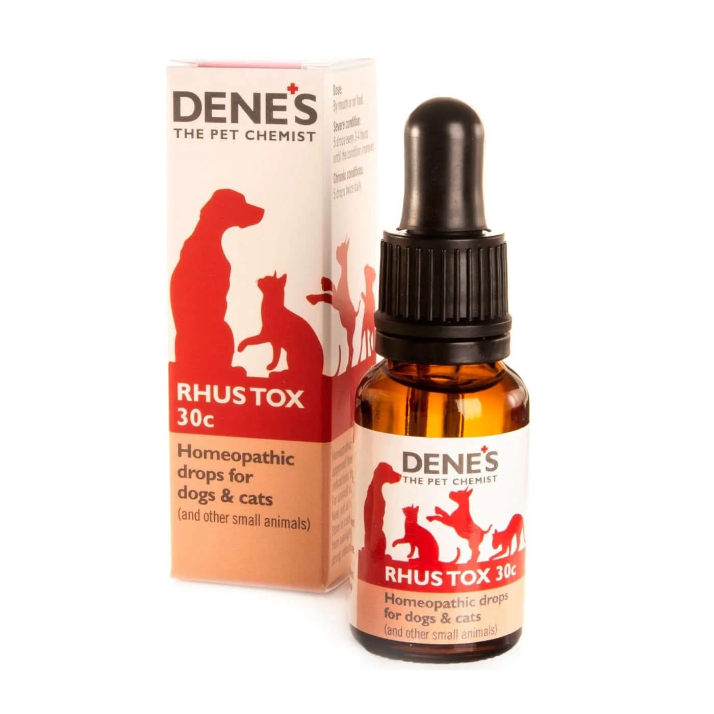 Denes Rhus Tox 30c Gotas para perros y gatos explicado