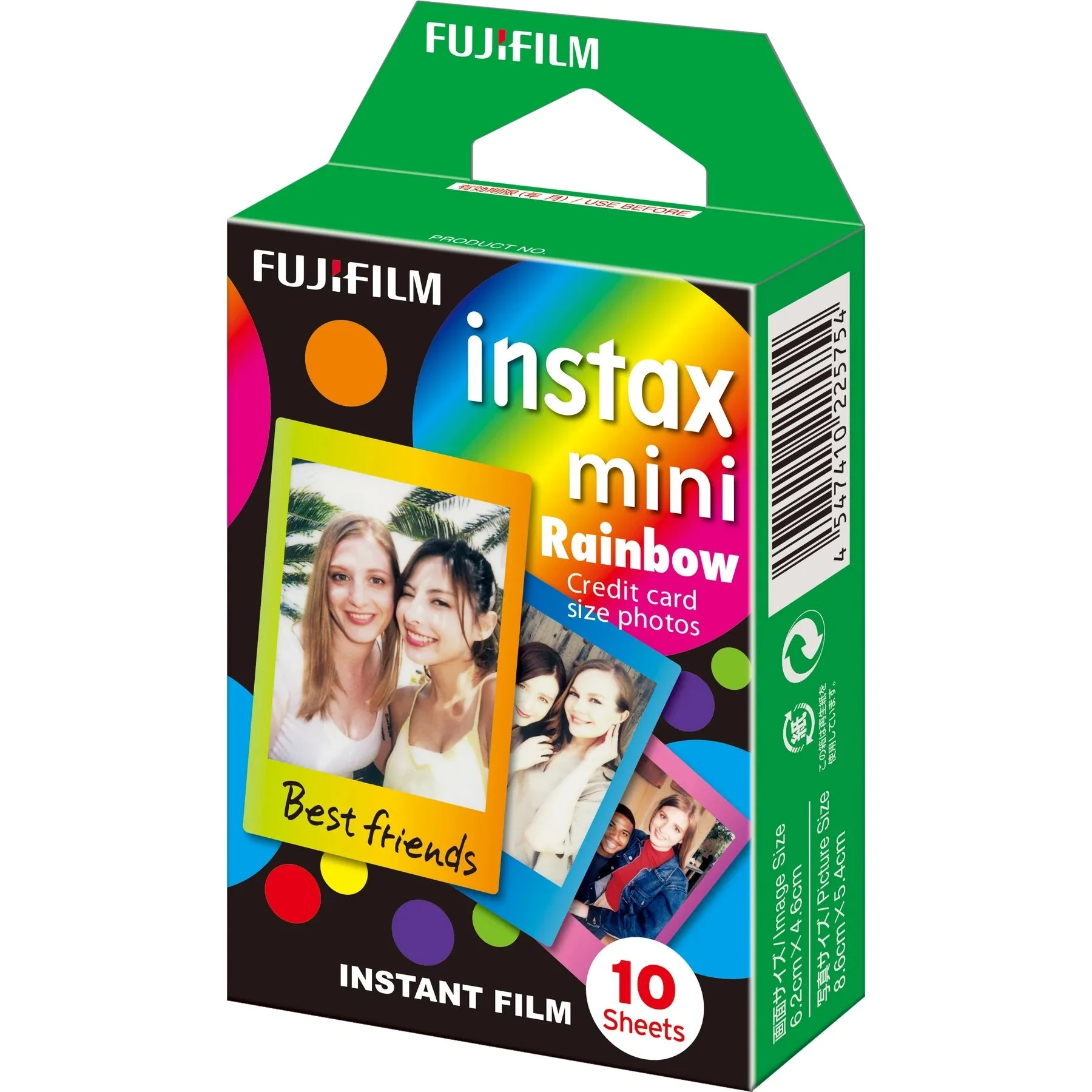 Fujifilm Instax Mini Rainbow Film (10 Pack)