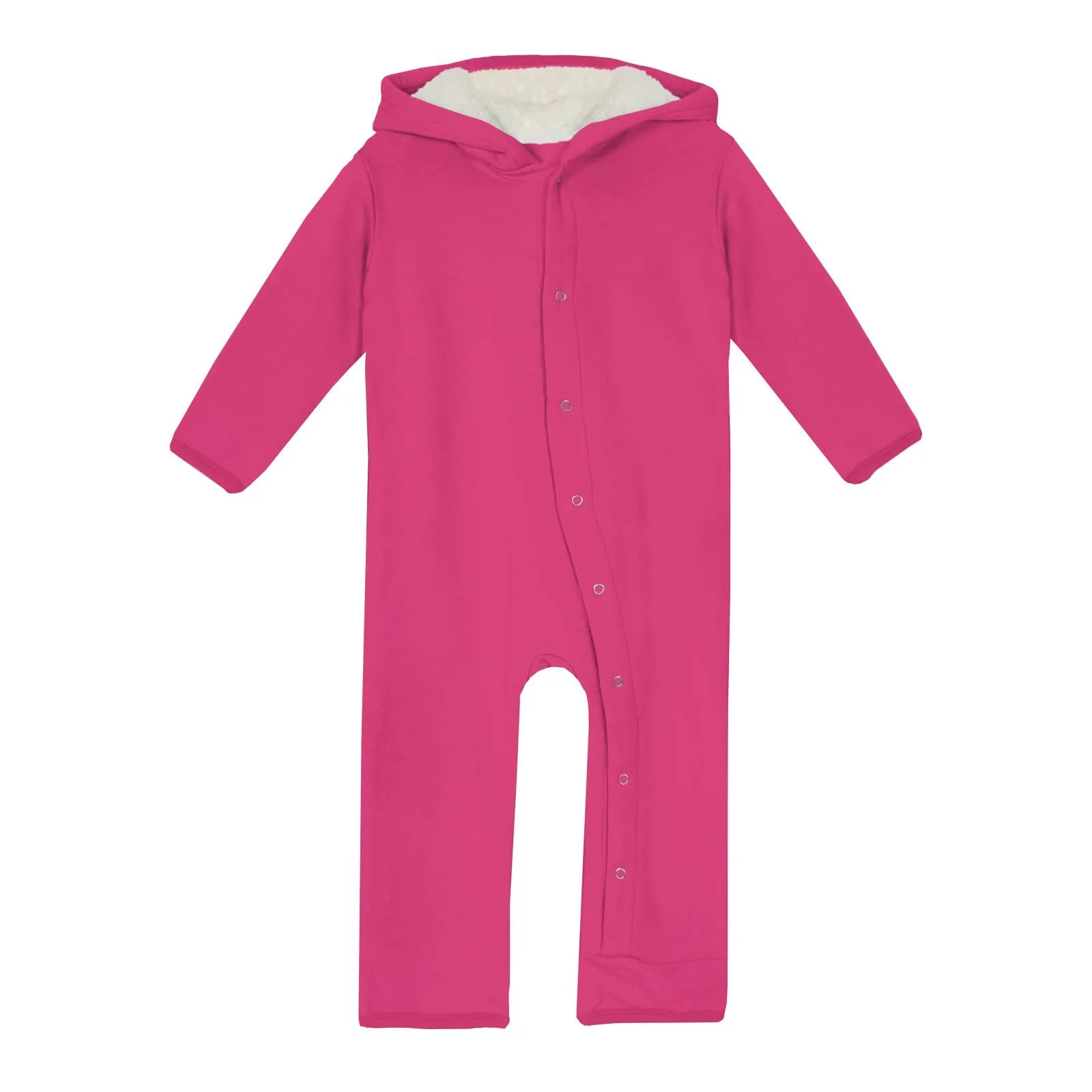 Fleece Coverall with Sherpa-Lined Hood and Ears in Calypso