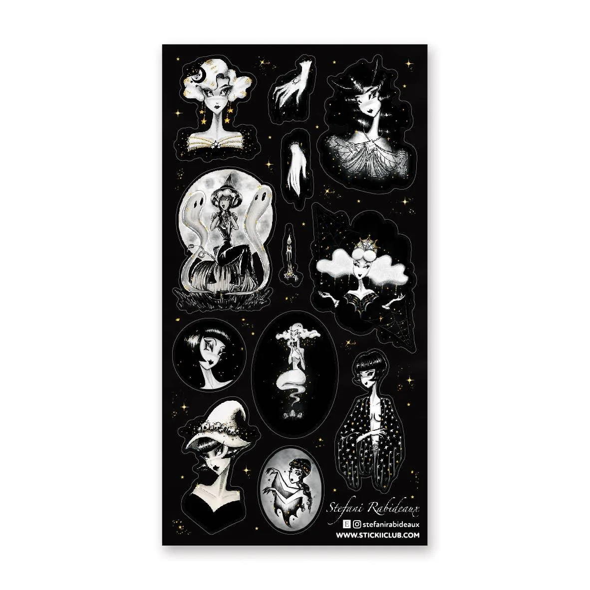 Glam Ghouls Sticker Sheet