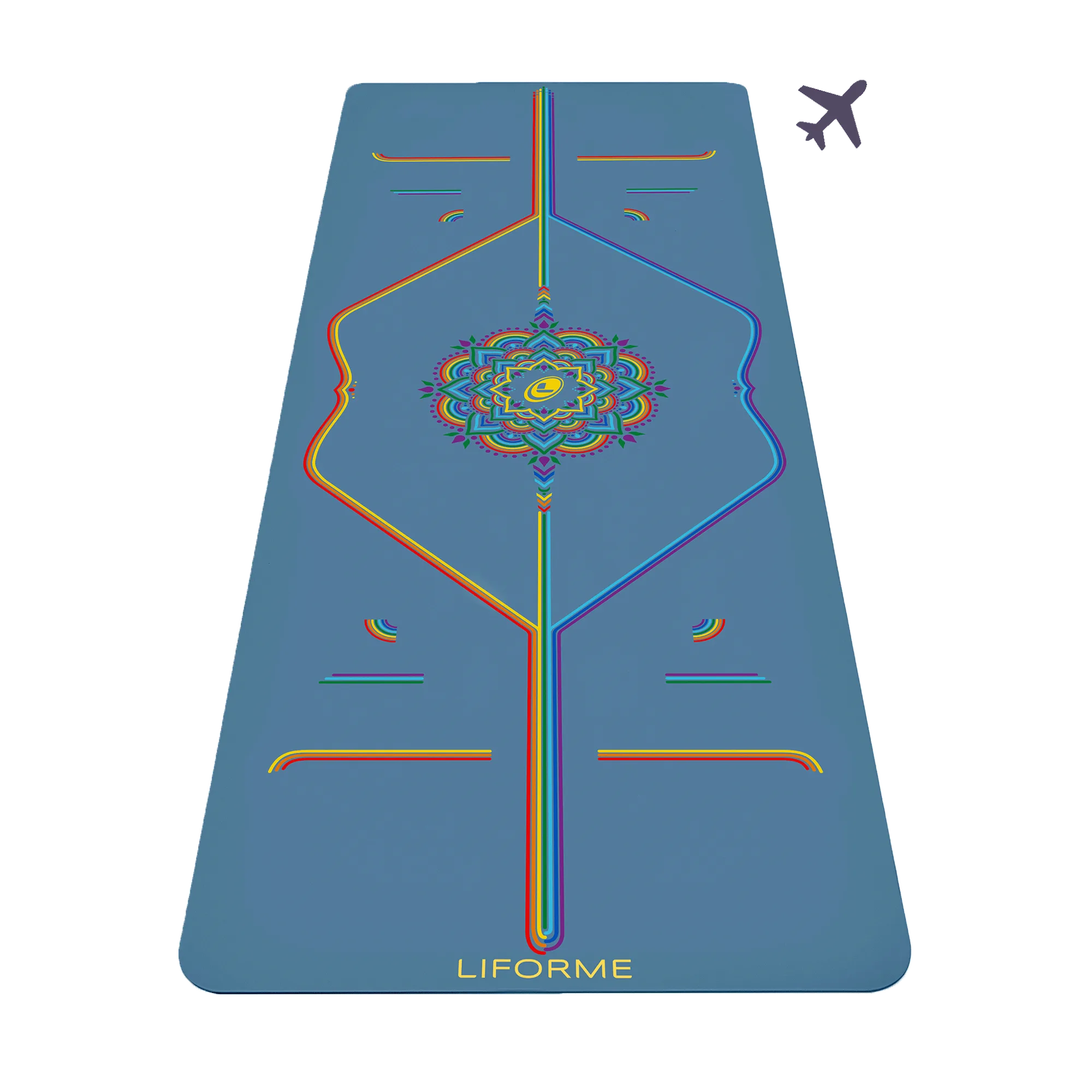 Liforme Rainbow Travel Yoga Mat