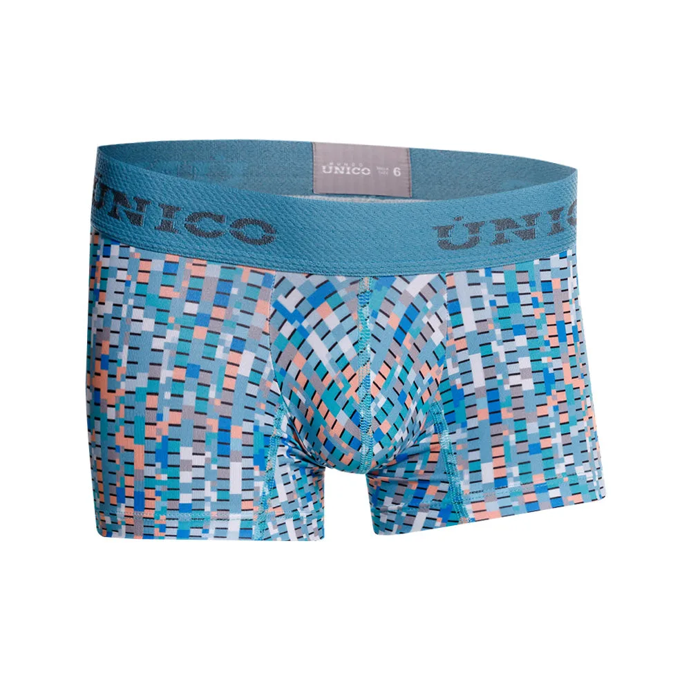 MID JUNIOR BOXER LIGNINA BLUE