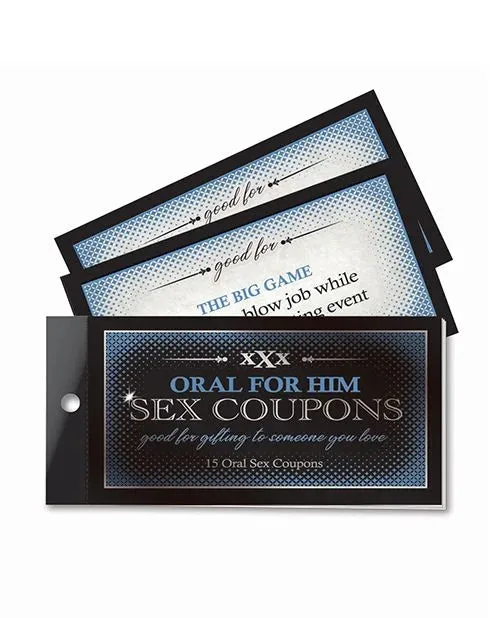 Oral Adventures For Him Coupon Book