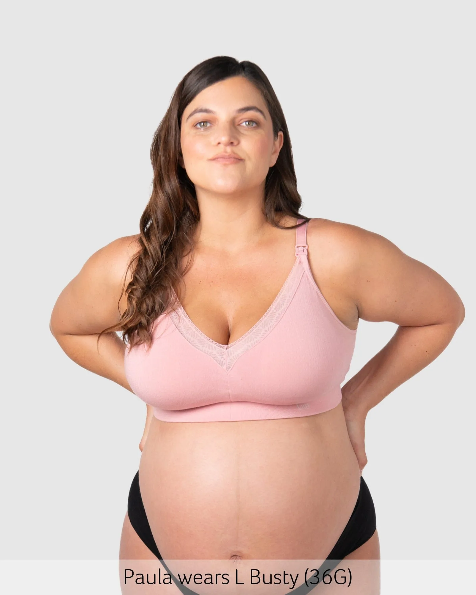 Reggiseno per allattamento Caress FlexFit - Rosa Petalo per seno abbondante