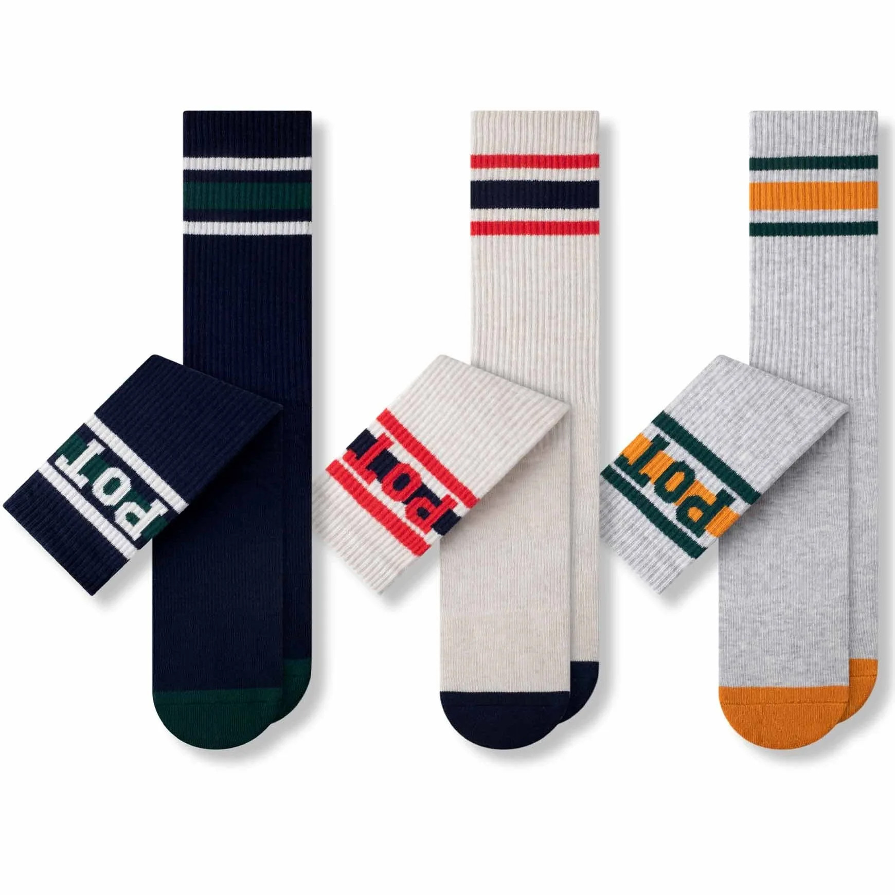 Ready For Everything Crew Socks 3-Pack: One Sock for Work, Gym, and Weekends