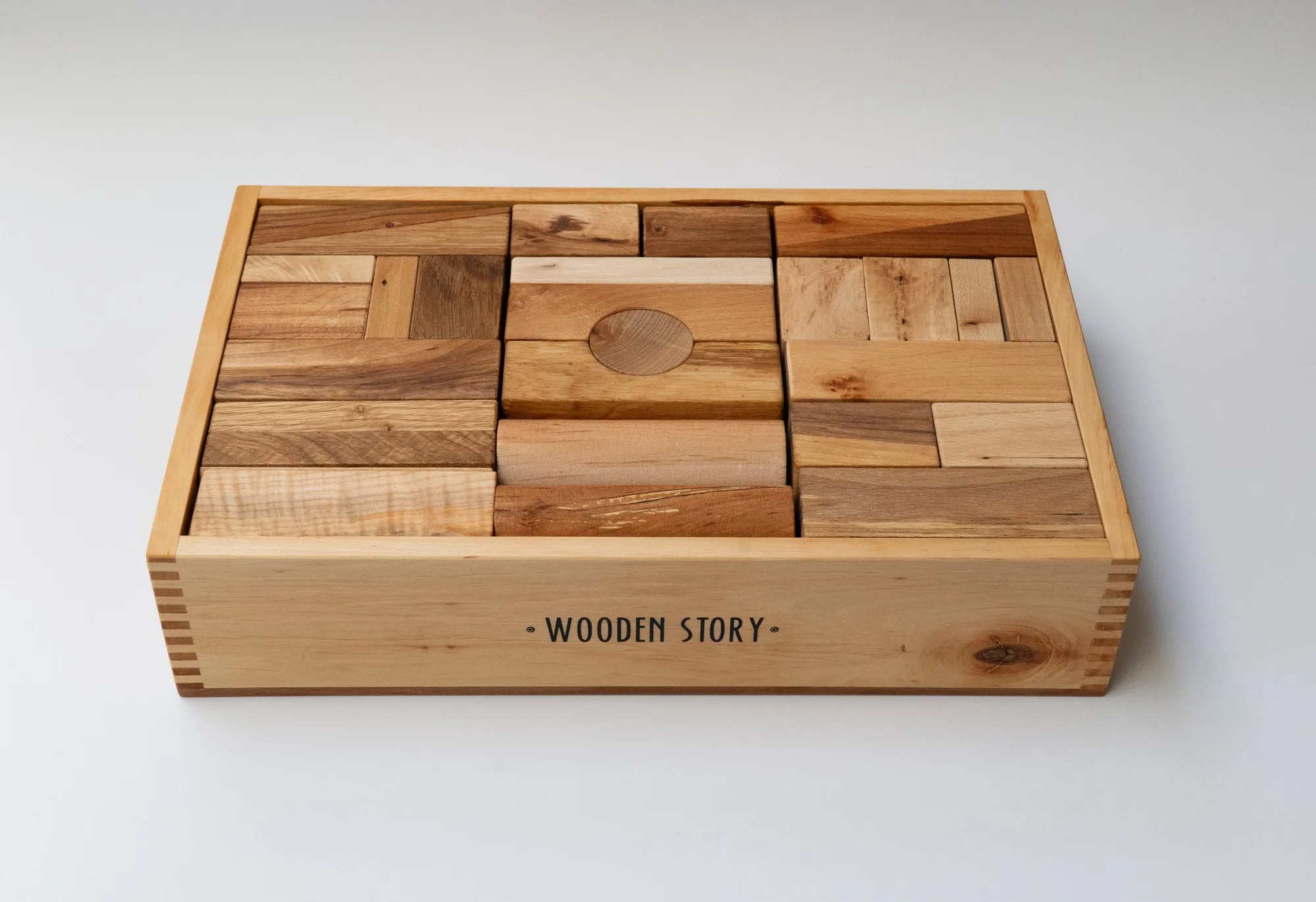 Decor blocks in tray XL - 63 pcs