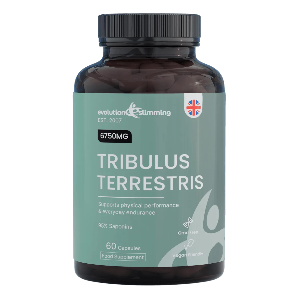 EvoSport Tribulus 6750mg Capsules | Men's Energy & Daily Support