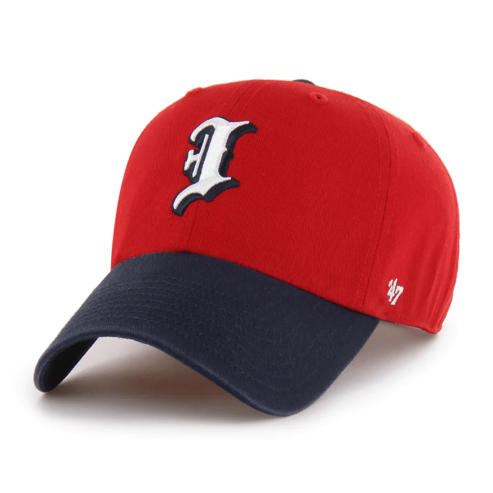 Indianapolis Indians '47 Adult Red/Navy BP Clean Up Adjustable Cap