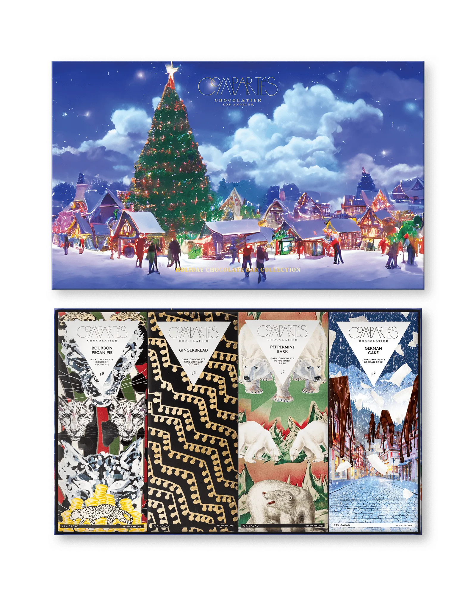 Premium Holiday Chocolate Bar Gift Box