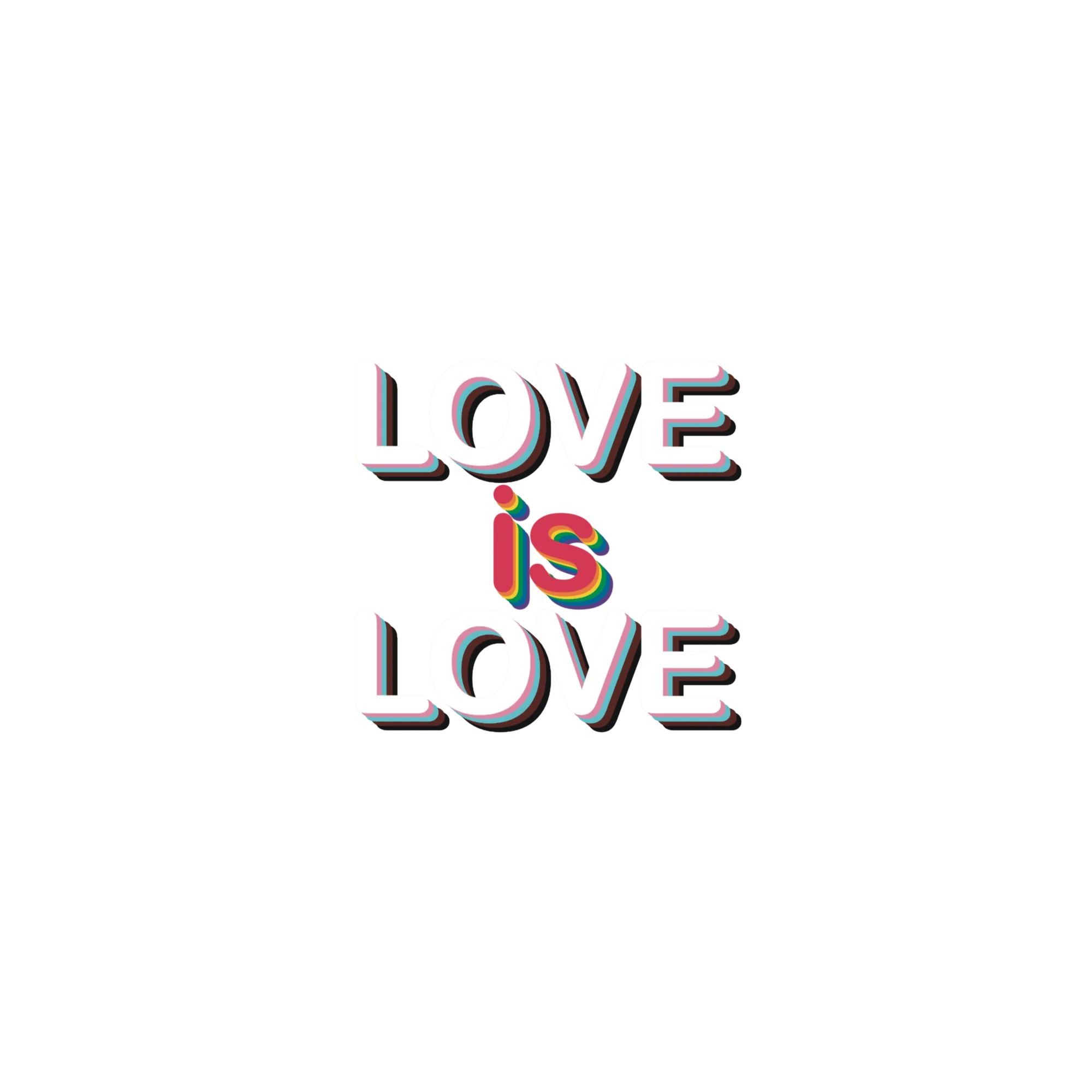 Progress LOVE IS LOVE Sticker