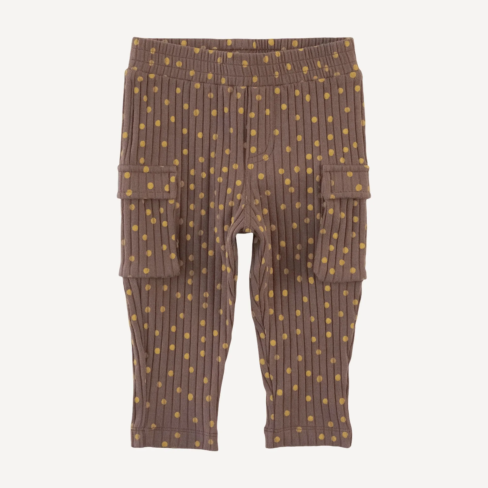 skinny cargo pant | neutral dot | organic cotton wide rib