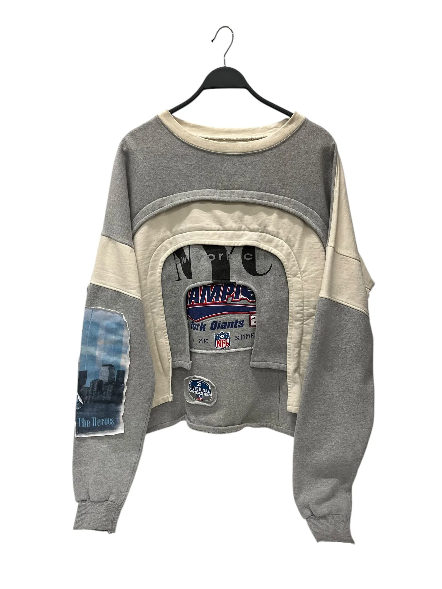 WHO DECIDES WAR/Sudadera/XL/Algodón/GRY/