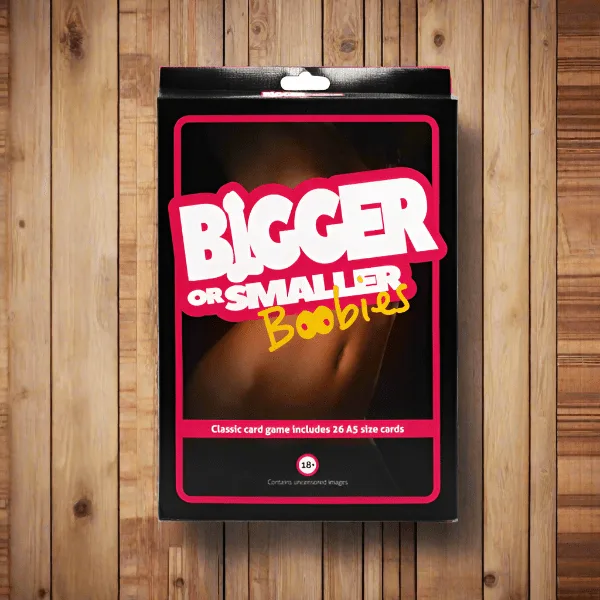 How to Play Bigger Or Smaller Boobies Card Game