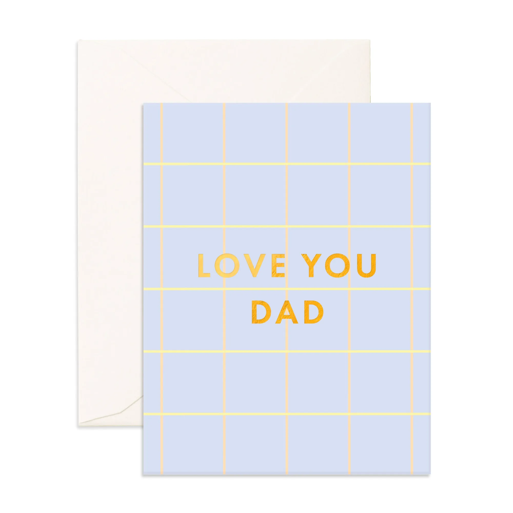 Biglietto di auguri Love You Dad Plaid