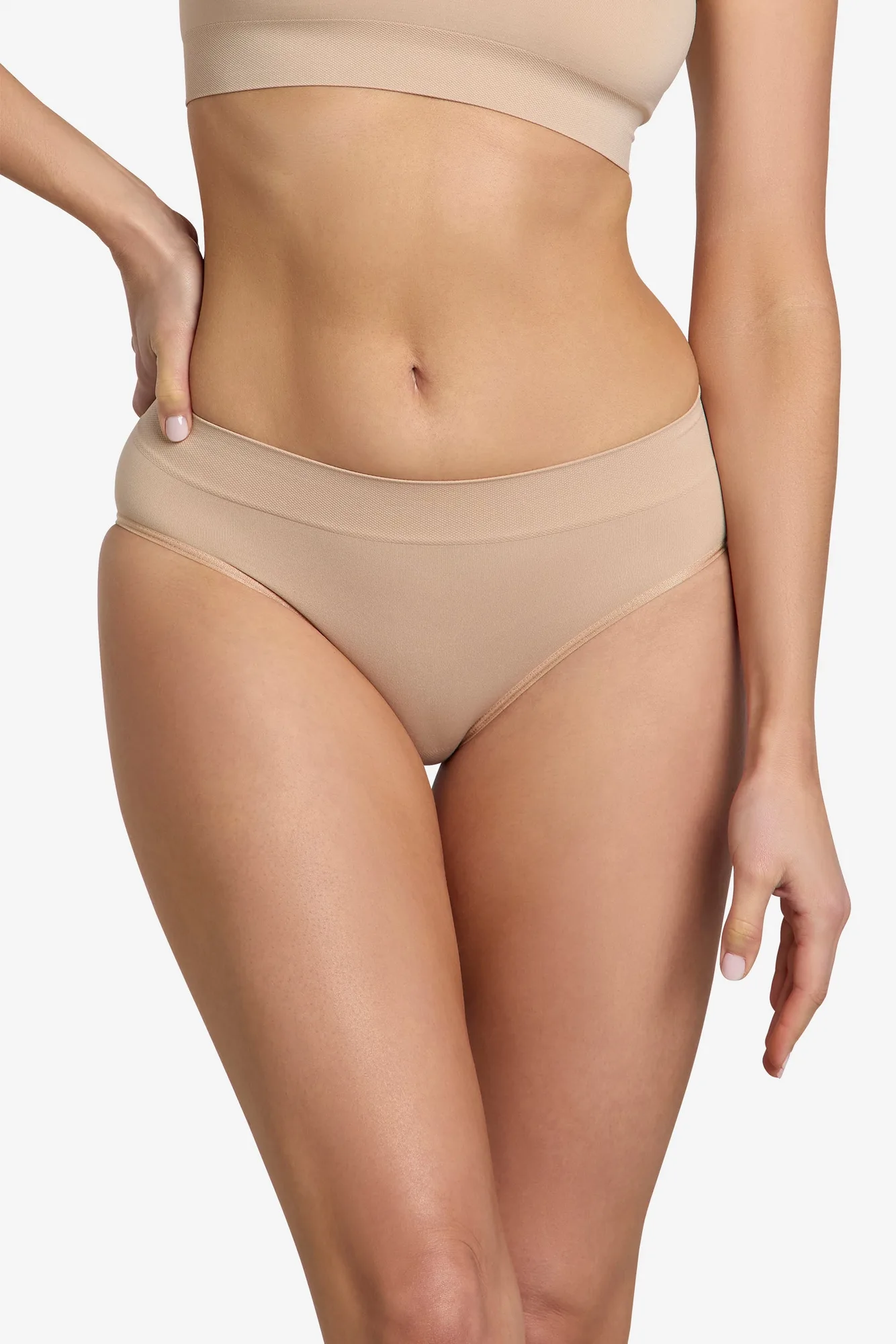 Zo style je de Softskin Brief Almond voor dagelijks gebruik