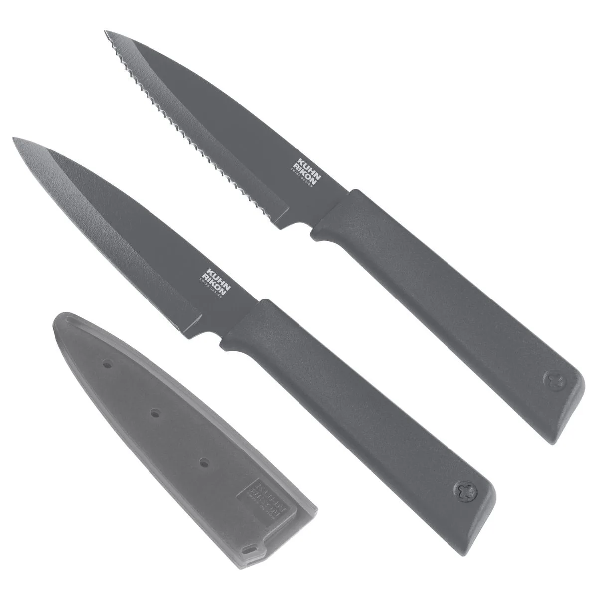 COLORI®+ Paring knife set grey 2 pcs