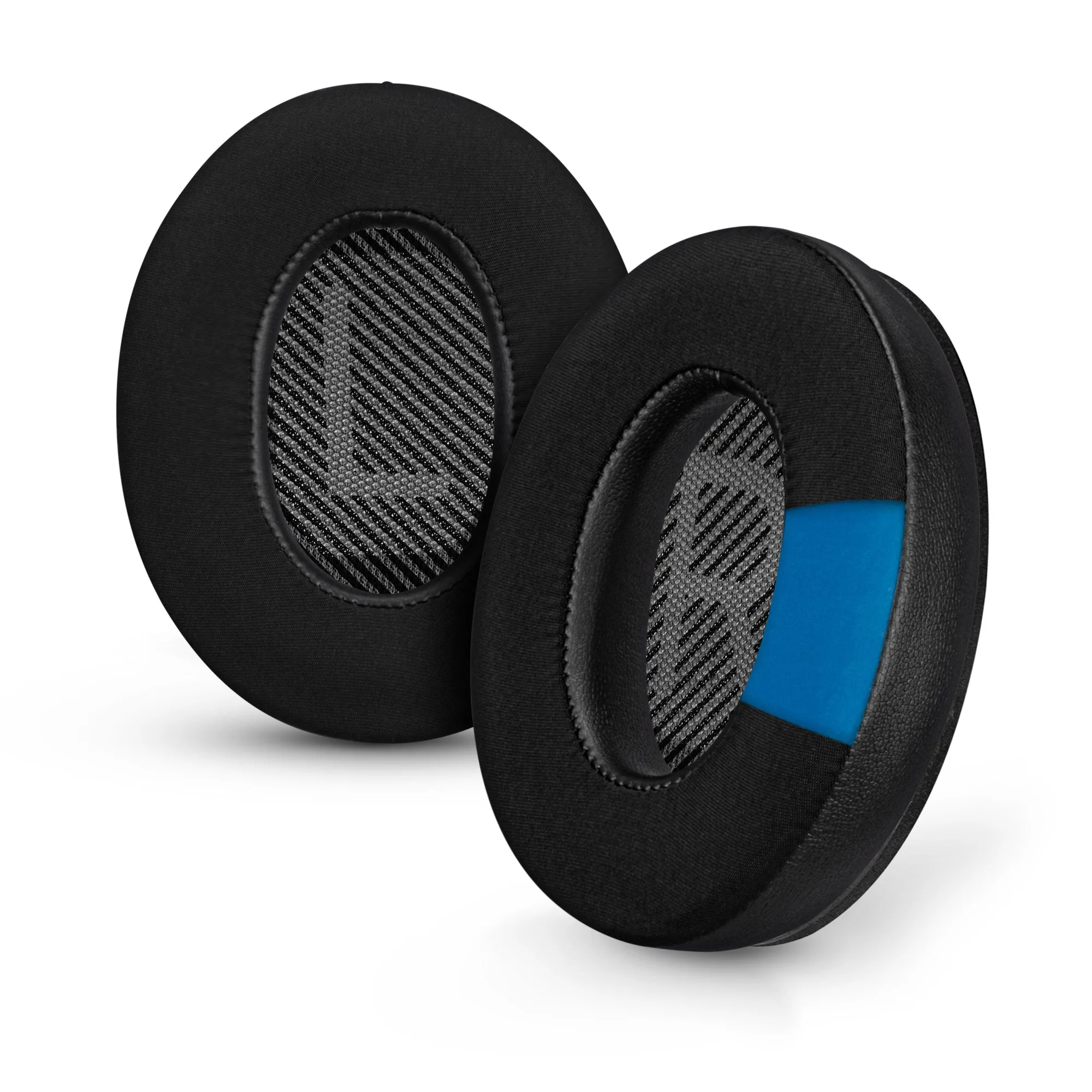 Hybrid Replacement Earpads for Bose QuietComfort 25 (QC25) Wireless Headphones, Soft Gel, Breathable Fabric w/ PU Leather & Memory Foam
