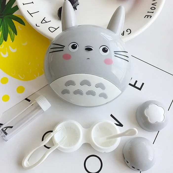 Astuccio per lenti carino testa di Totoro