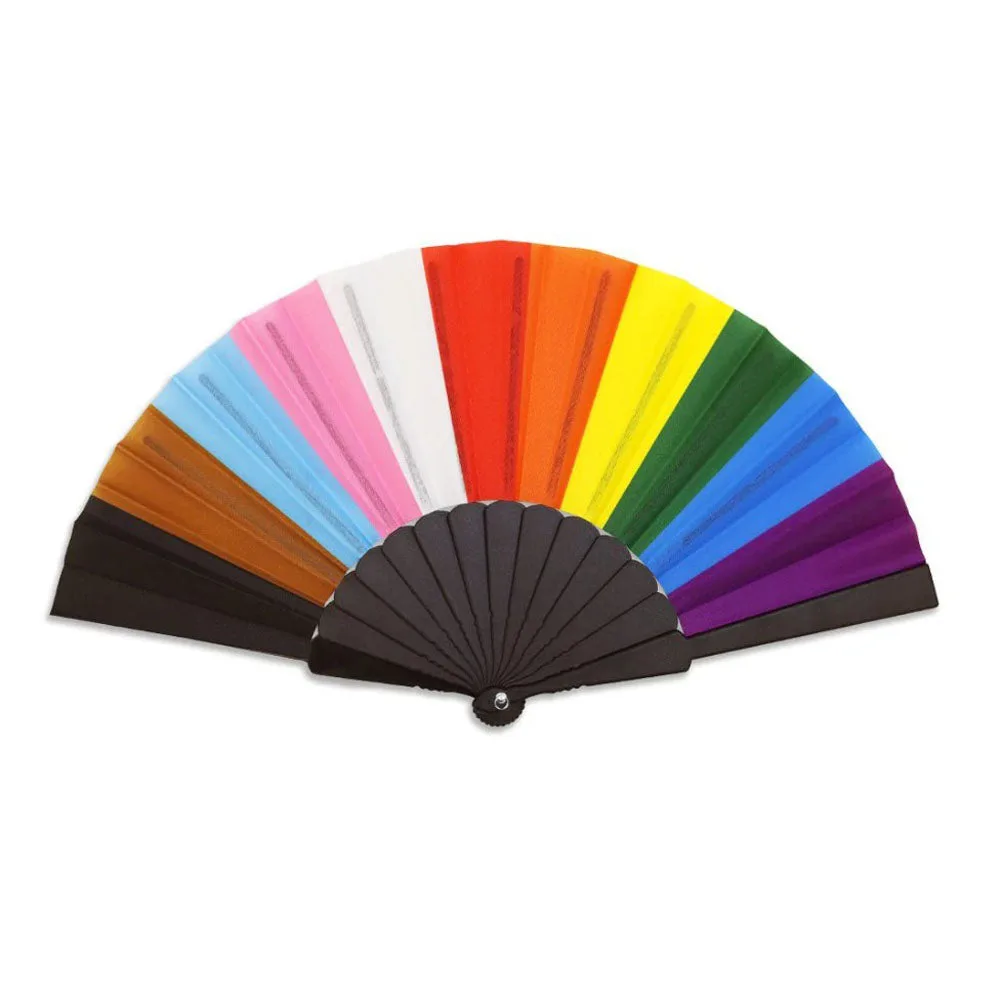 Progress Pride Handfächer: Kreative Wege, Stolz zu zeigen