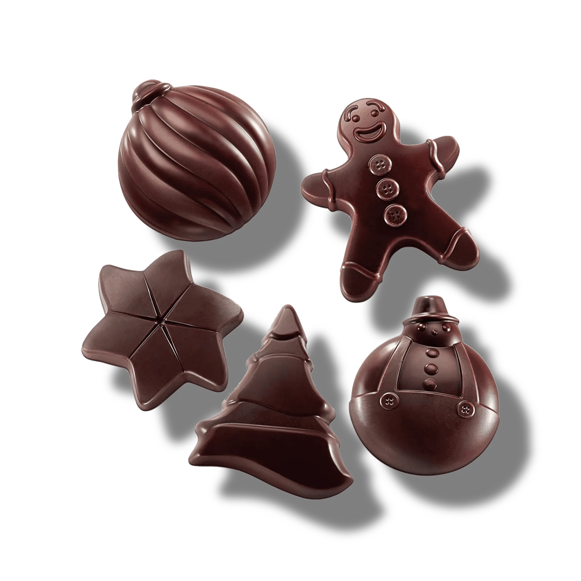 Købsguide til chokoladeforme fra Holiday Spirit Collection