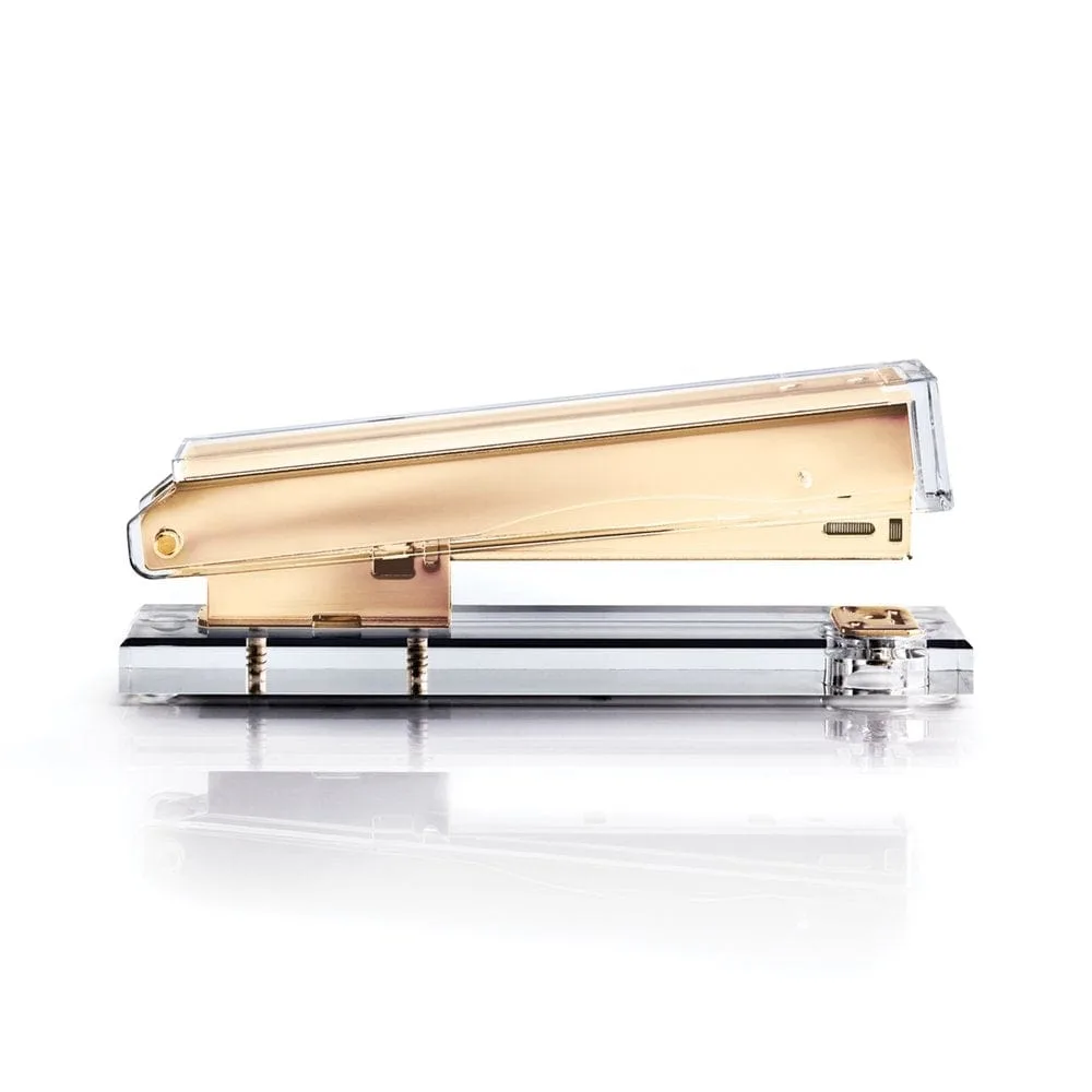 Acrylic + Gold Stapler