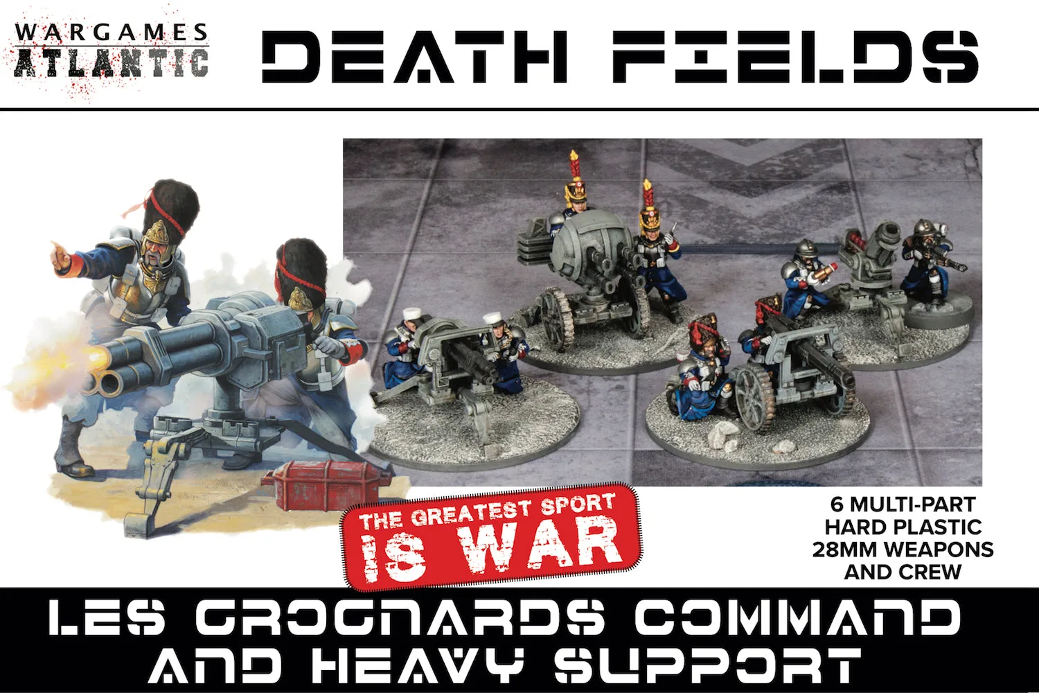Fielding Les Grognards: Mando y Apoyo Pesado