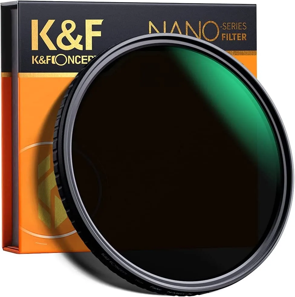 K&F Concept 58mm Lens Filter Variable Neutral Density ND3-ND1000