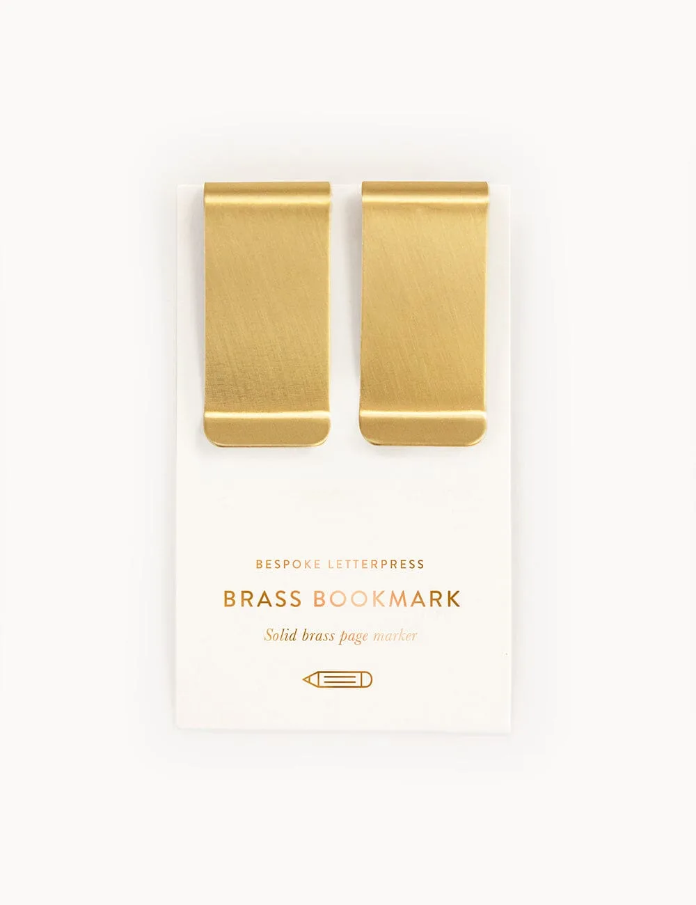 2pk Brass Bookmark / Paperclips