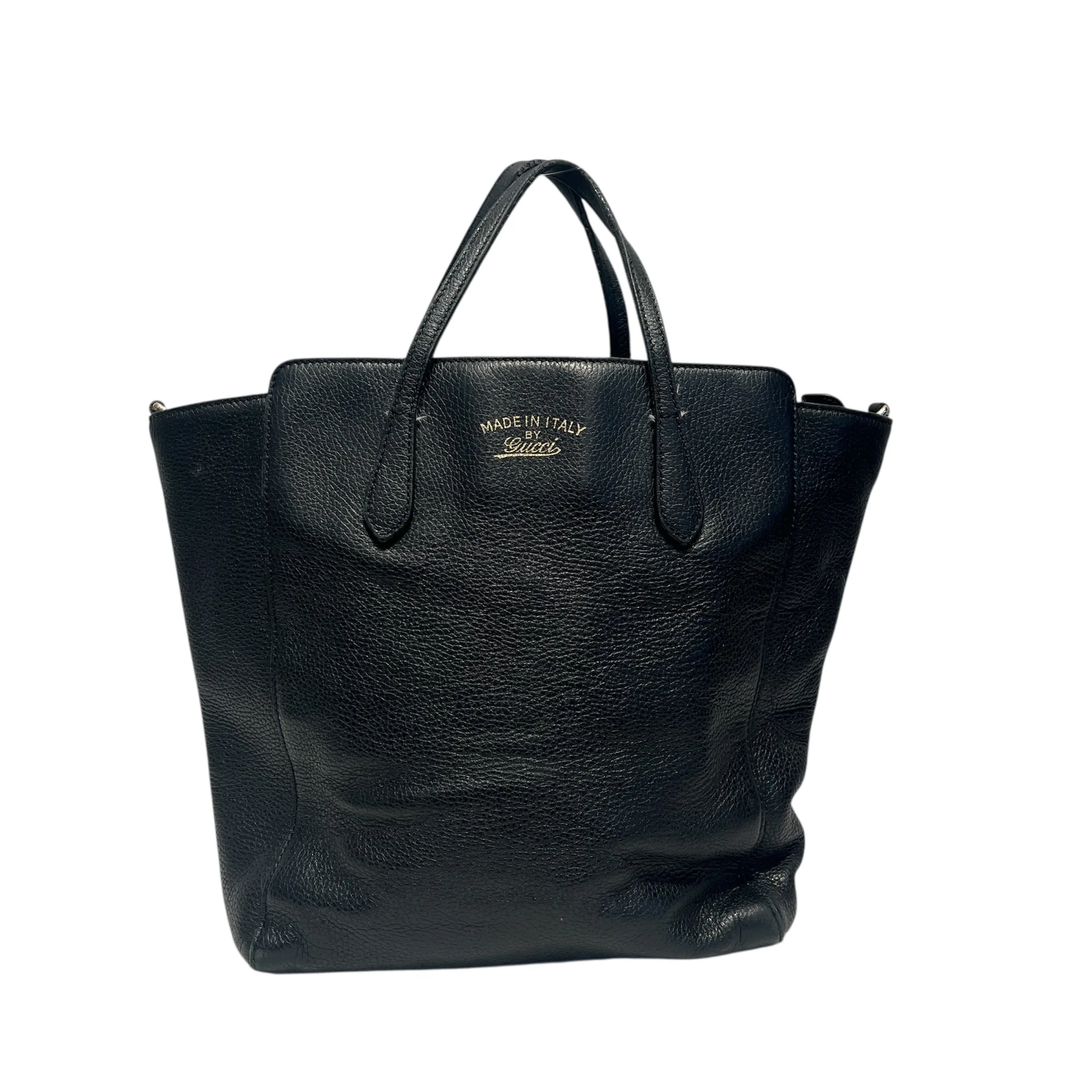 GUCCI/Hand Bag/Leather/BLK/HAND BAG