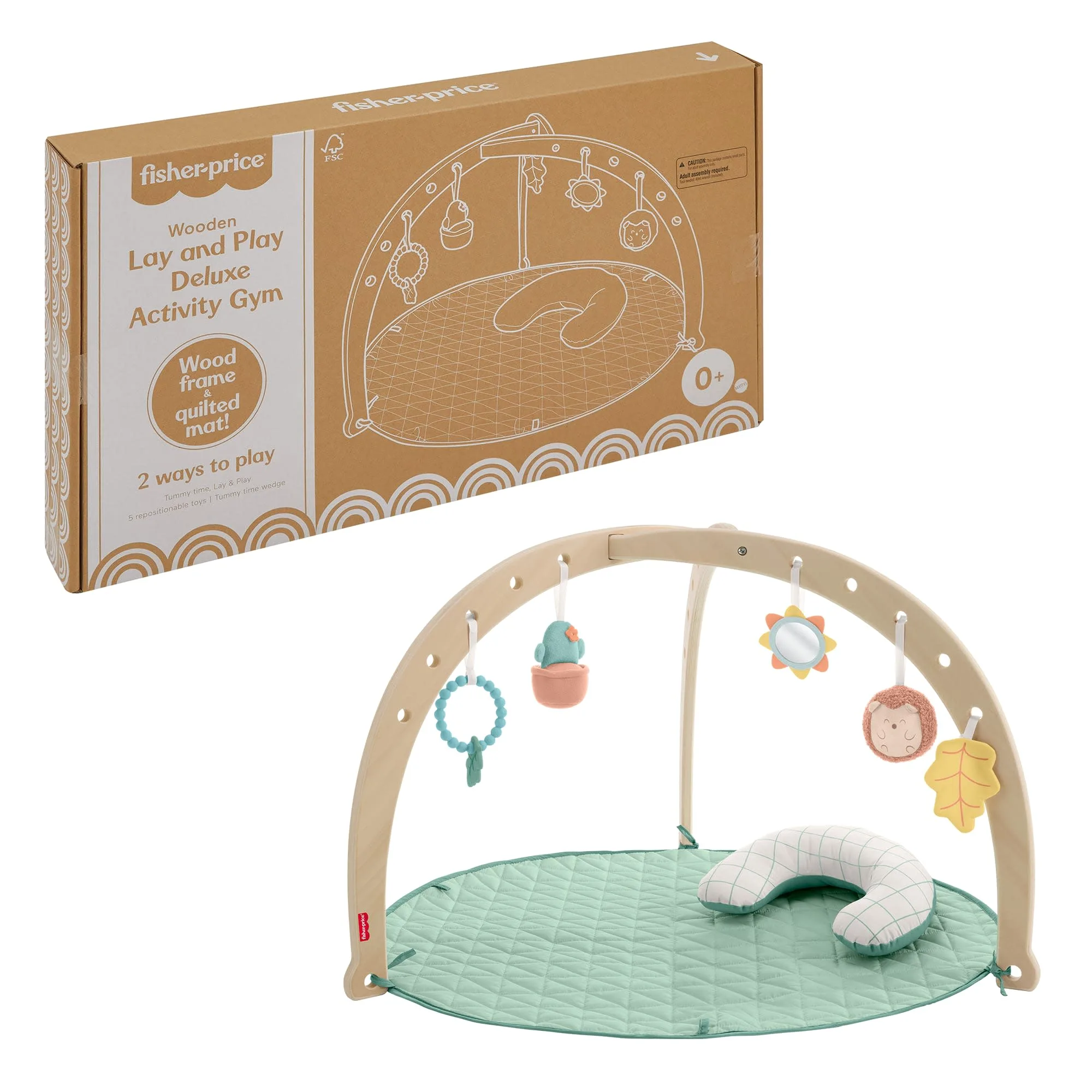 Fisher-Price Houten Gym vs Prop 'n Go Spiegel: Welk eerste speelgoed?