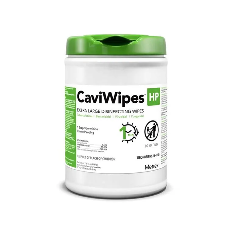 CaviWipes HP Surface Disinfectant Wipes 160 Count