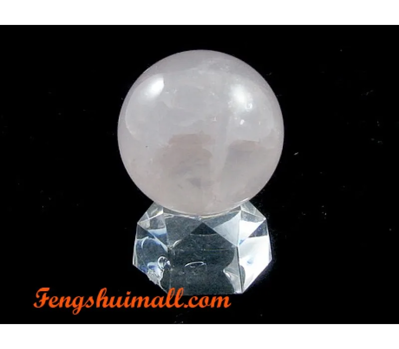 Crystal Ball - Rose Quartz