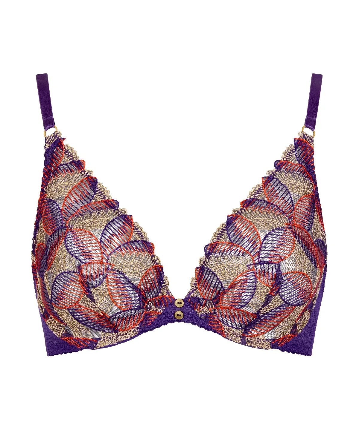 Life Celebration Underwired triangle bra Vivid Purple