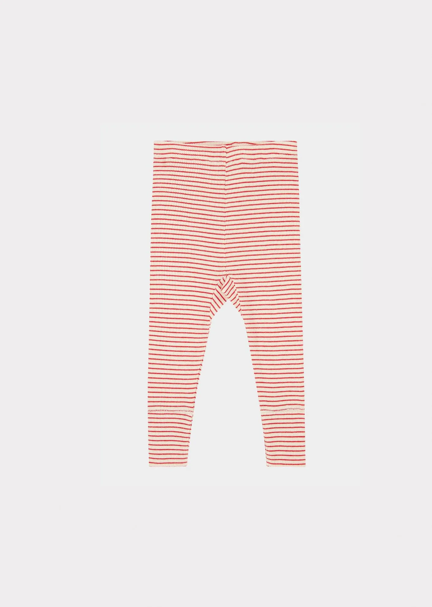 JUDD BABY COTTON LEGGINGS - REDCURRANT / CREAM