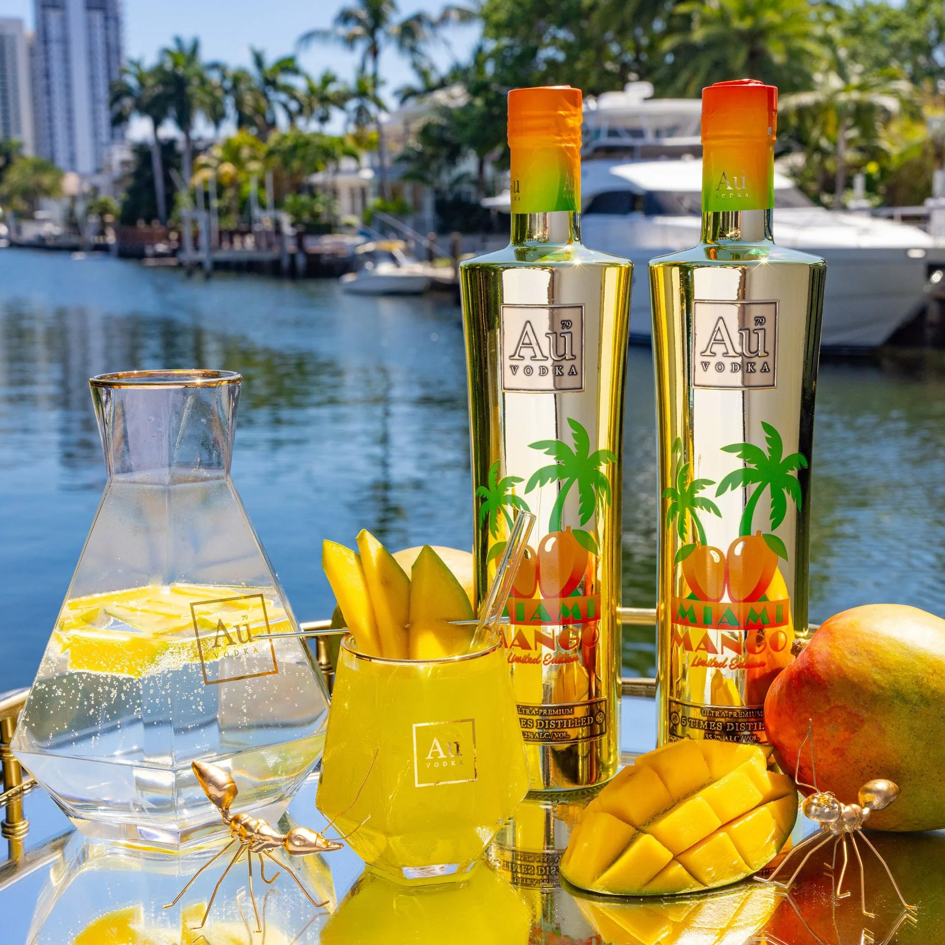 Au Vodka Miami Mango 70cl