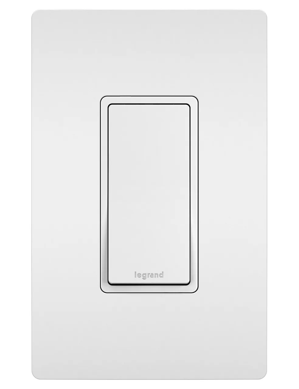 radiant® 15A Single Pole Switch, White, with Microban®