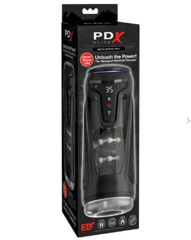 PDX Elite Moto Bator Pro Masturbatore Nero
