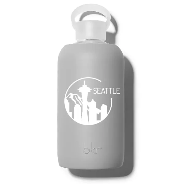 LONDON SEATTLE SKYLINE BIG BOTTLE 1L (32OZ)