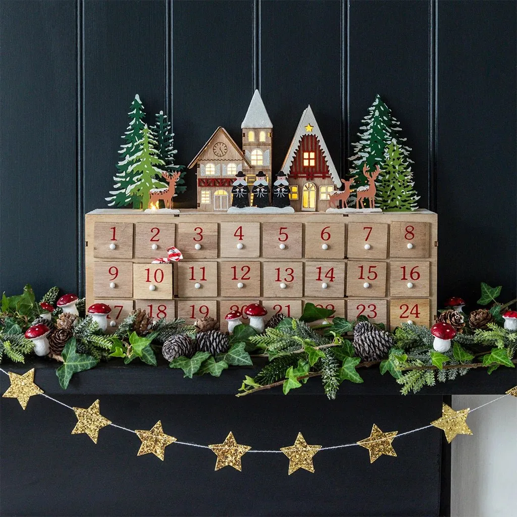 LED Carol Singers Advent Calendar