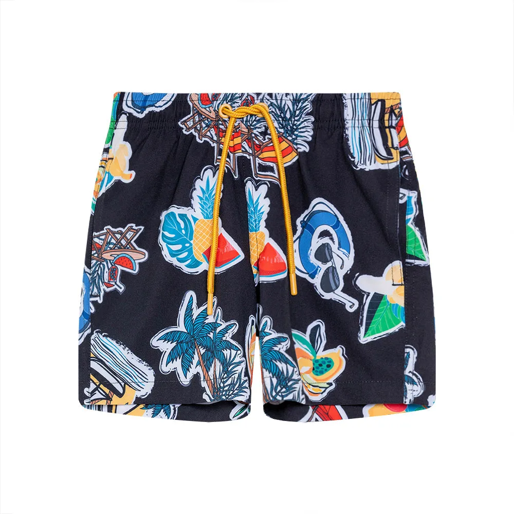 JUNIOR VIBRANT BLACK SHORTS
